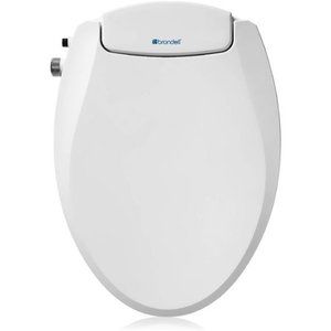 Bidet Toilet Seat Non-Electric Swash, Fit Elongated Toilet, White - Dual Nozzle